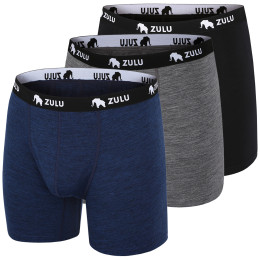 Pánské boxerky Zulu Merino 160 6in 3-pack