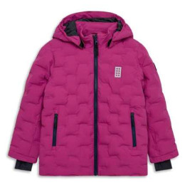 Dětská zimní bunda LEGO® Official Merchandise Lwjipe 706 Fuchsia