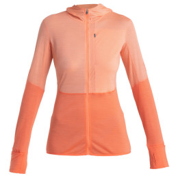 Dámská funkční mikina Icebreaker Women Merino 200 Realfleece™ Descender LS Zip Hoodie