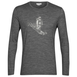 Pánské triko Icebreaker Tech Lite II LS Tee Skiing Yeti