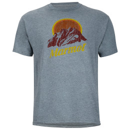 Pánské triko Marmot Pikes Peak Tee SS-ash heather