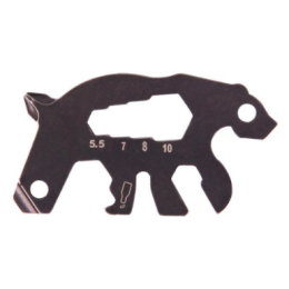 Nůž Munkees multifunkční karta medvěd