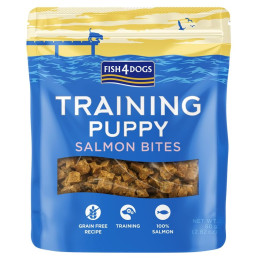 Pamlsky pro psy Fish4Dogs Training Salmon Bites Puppy 80g