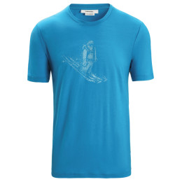 Pánské triko Icebreaker Tech Lite II SS Tee Skiing Yeti