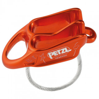 4camping.cz - Víceúčelová jistící brzda Petzl Reverso - oranžová