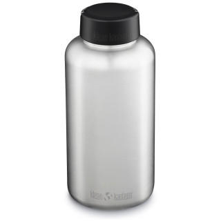 Nerezová lahev Klean Kanteen Wide w/Wide Loop Cap - brushed stainless 1900 ml