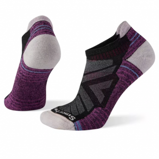 4camping.cz - Dámské ponožky Smartwool Hike Light Cushion Low Ankle Socks - 38-41 / černá/fialová