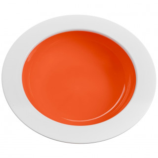 4camping.cz - Talíř Omada Eat Pop Soup plate 23,5 x 4,5 - oranžová