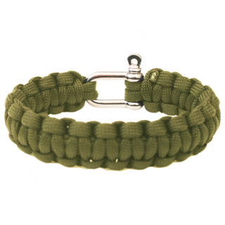 Náramek Yate Paracord - zelený