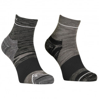 4camping.cz - Pánské ponožky Ortovox Alpine Quarter Socks M - 45-47 / černá/šedá