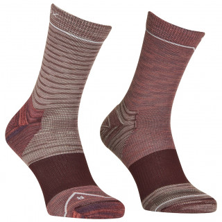 4camping.cz - Dámské ponožky Ortovox Alpine Mid Socks W - 35-38 / růžová/fialová