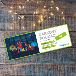 4camping.cz - Voucher 4camping Tištěný dárkový poukaz - 1000 / Kempování