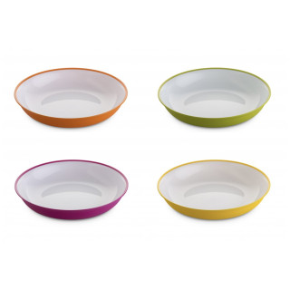 Sada talířů Omada SANALIVING Soup Plate Set 4x Plate 20xh4cm