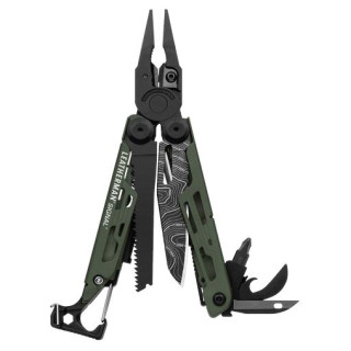 Multifunkční nůž Leatherman Signal Green Topo