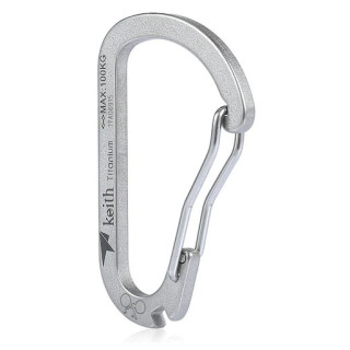 Karabina Keith Titanium Titanium Carabiner