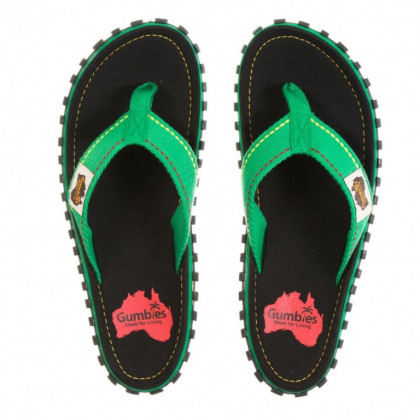 Pánské sandále Gumbies Islander Flip Flop Black Rasta