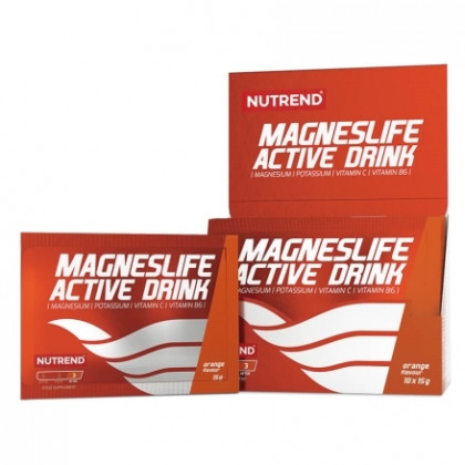 Instantní směs vitamínů Nutrend Magneslife Active Drink 10 x 15 g