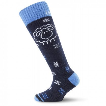 Dětské ponožky Lasting SJW - černo/modré