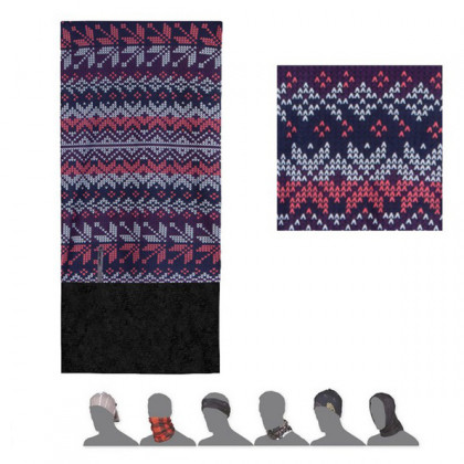 Multifunkční šátek Sensor Tube Fleece vločky multicolor