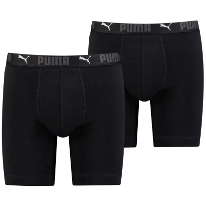 Pánské boxerky Puma Sport Cotton Long Boxers 2P