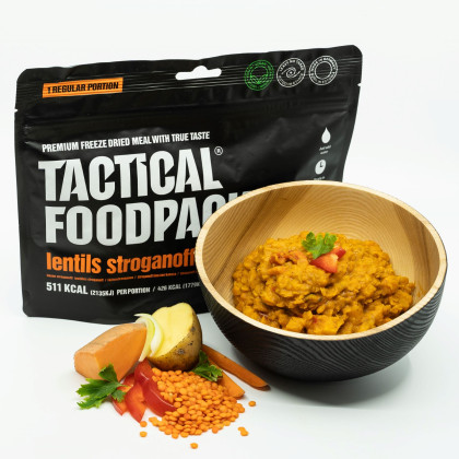 Hlavní jídlo Tactical Foodpack Lentils Stroganoff 120g