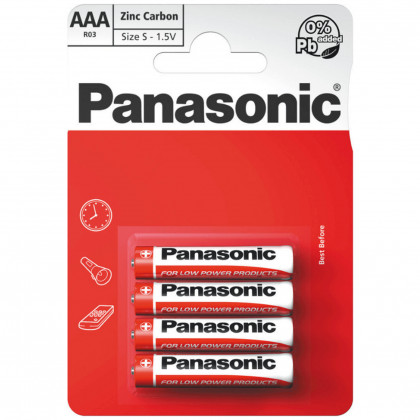 Baterie Panasonic Zinc AAA/4