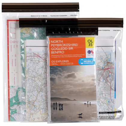 Cestovní pouzdro na doklady LifeVenture DriStore LocTop Bags, For Maps