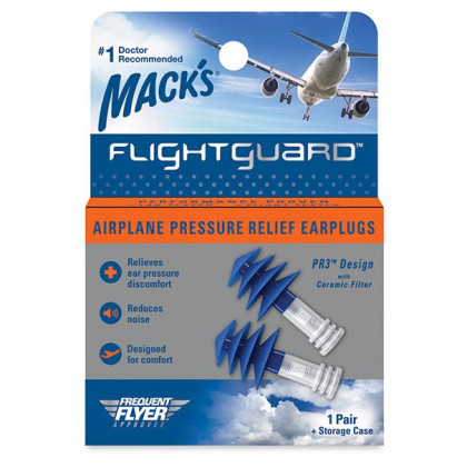Špunty do uší Mack's Flightguard
