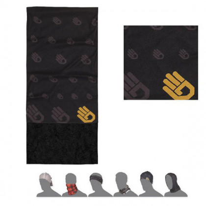 Dětský šátek Sensor Tube Fleece Ruka černá