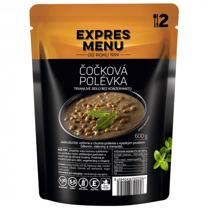 Expres menu Čočková polévka (2 porce)