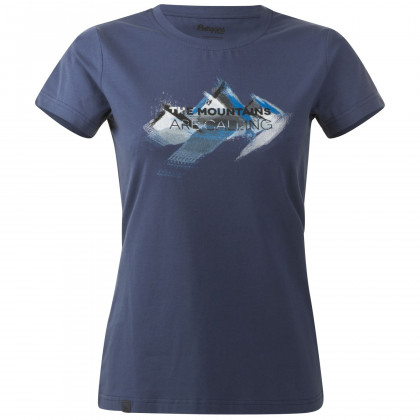 Dámské triko Bergans Mountain Lady Tee-dusty blue