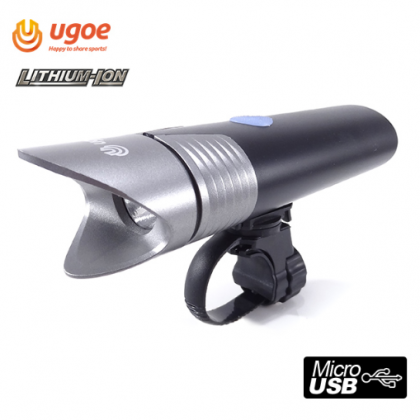 Přední světlo MacTronic Ugoe Shark NB500 USB Doprodej
