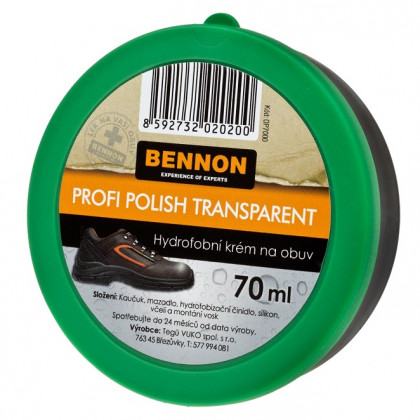 Krém na boty Bennon Profi Polish Transparent