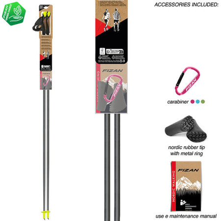 Nordic walking hole Fizan Carbon Pro 2-pcs
