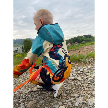 Dětská softshellová bunda WAMU Mountain Bike