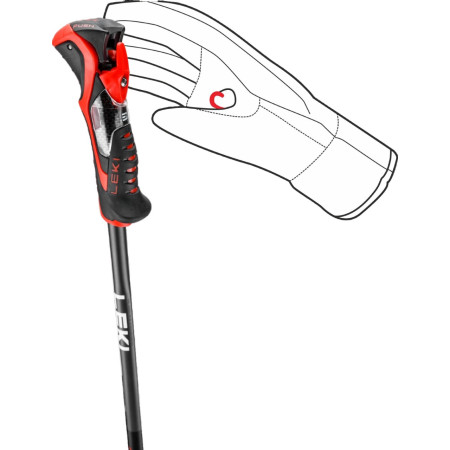 Skialpové hole Leki Airfoil 3D