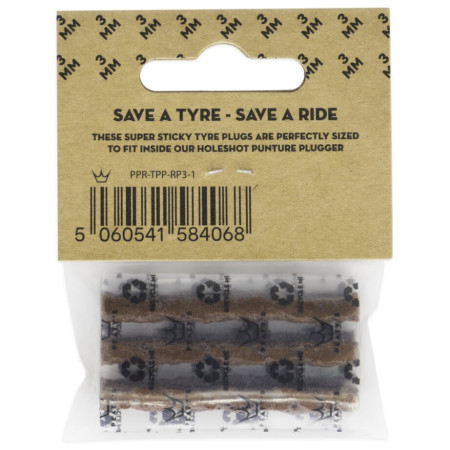 Opravná sada Peaty´s Holeshot sada náhradních knotů (6X 3Mm)