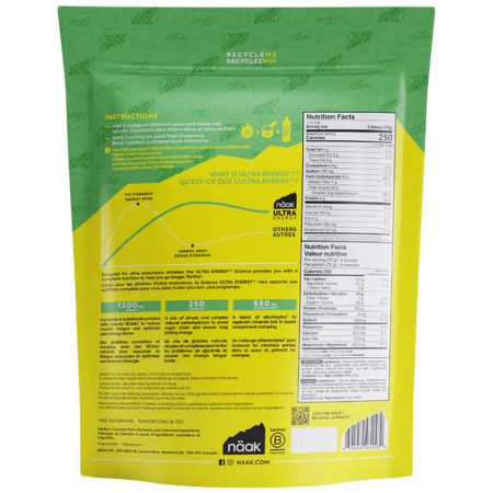 Energetický drink Näak Lime - Ultra Energy™ Drink Mix (720g)