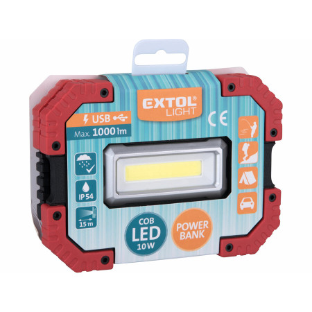 Světlo Extol reflektor LED s powerbankou