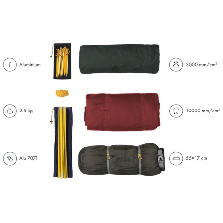 Ultralehký stan Warg Alp 3