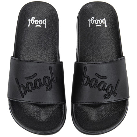 Dětské pantofle Baagl Logo Black