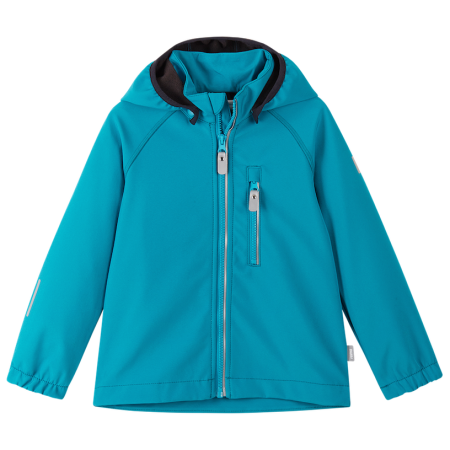 Dětská softshellová bunda Reima Vantti Aquatic Blue