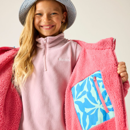 Nepromokavý kabát Regatta Junior Waterproof Changing Robe SBluFlPiLem