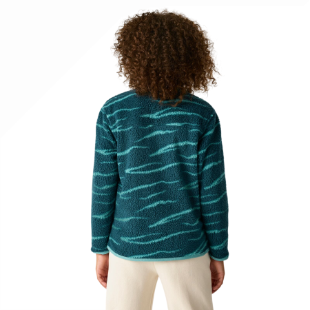 Dětská funkční mikina Regatta Junior Frankie Warm Fleece Mediterranea Zebra