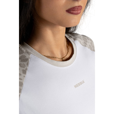 Dámské triko Nebbia Crop Top Leopard '97 Primal