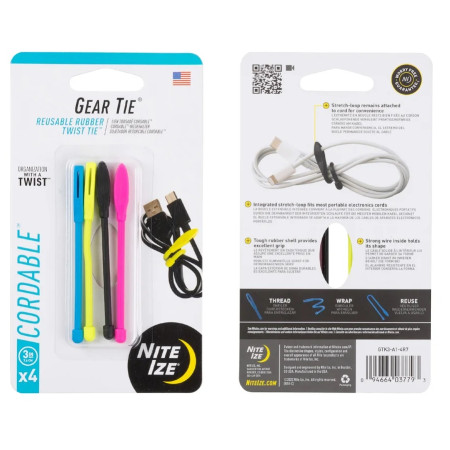 Spojovací popruh Nite Ize Gear Tie Cordable