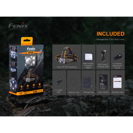 Nabíjecí čelovka Fenix HP16R