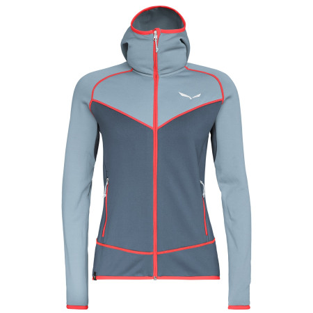 Dámská mikina Salewa Puez 3 PL W FZ HDY - blue fog