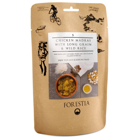 Hotové jídlo Forestia Kuřecí Madras s dlouhozrnnou a divokou rýží