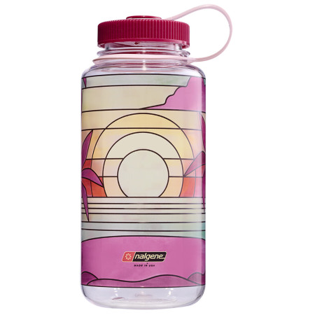 Láhev Nalgene Wide Mouth 1l Clear Stained Glass
